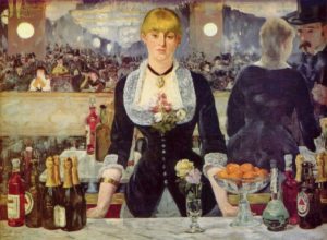 Edouard Manet (1832 – 1883), Bar delle Folies-Bergère, 1881 – 1882, olio su tela (Londra, Courtauld Institute Galleries)