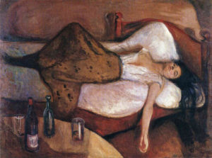 Edvard Munch (1863 – 1944), Il giorno dopo, 1894 – 1895, olio su tela (Oslo, Nasjonalgalleriet)