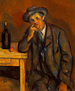 Paul Cézanne (1839-1906), Il bevitore, 1891 olio su tela, The Barnes Foundation (United States)