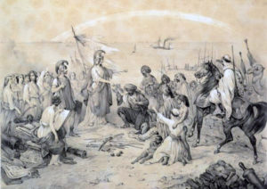 Victor Adam, Conquest and Civilisation, allegoria dell'invasione francese, 5 luglio 1830