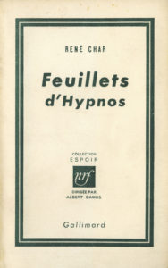 Les feuillets d’Hypnos