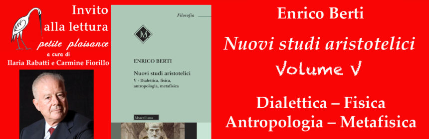 Enrico Berti, Nuovi studi aristotelici 5