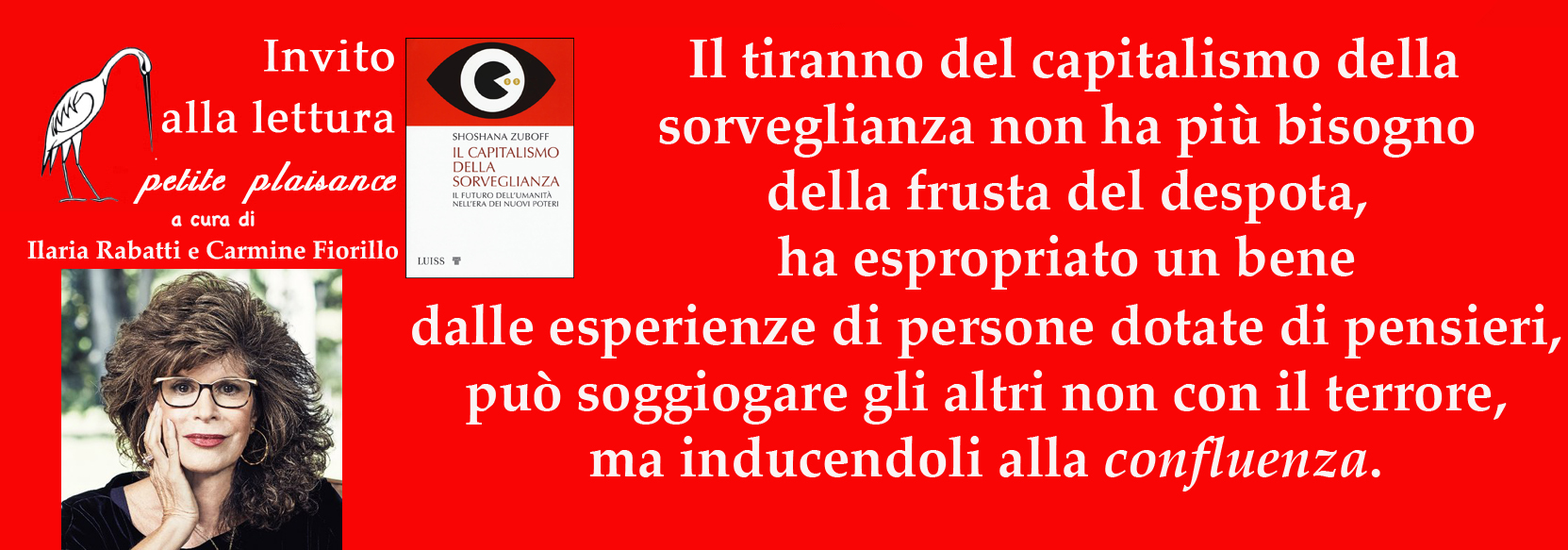 Shoshana Zuboff Il tiranno del capitalismo della sorveglianza non ha più bisogno della frusta Shoshana Zuboff Il tiranno del capitalismo della sorveglianza non ha più bisogno della frusta