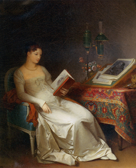 Marguerite Gérard. Lady Reading in an Interior.