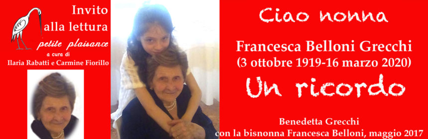Nonna Francesca Belloni Grecchi